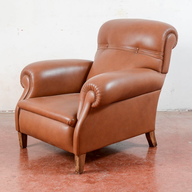 Armchair in Wood and Leather from Poltrona Frau For Sale - Image 12 of 18