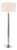 Thomas O'Brien by Visual Comfort Signature Longacre Floor Lamp in Polished Nickel with Linen Shade For Sale