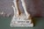 Metal Antique Michelangelo's Nude David Statuette Reproduction with a Marble Effect, 1960s For Sale - Image 7 of 8
