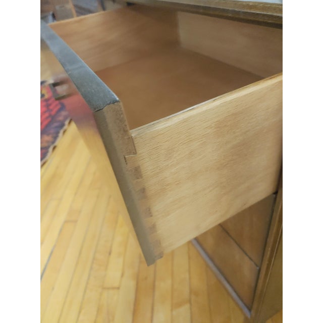 Brown Mid-20th Century Walnut & Cane Sideboard by American of Martinsville For Sale - Image 8 of 10