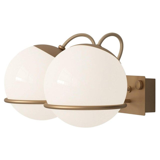 Mid-Century Model 238/2 Wall Light in Opaline Glass from Gino Sarfatti For Sale - Image 13 of 13