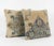 Mid-Century Modern Anatolian Rug Pillow Cover 20'' X 20'' - Set of Two For Sale - Image 3 of 4