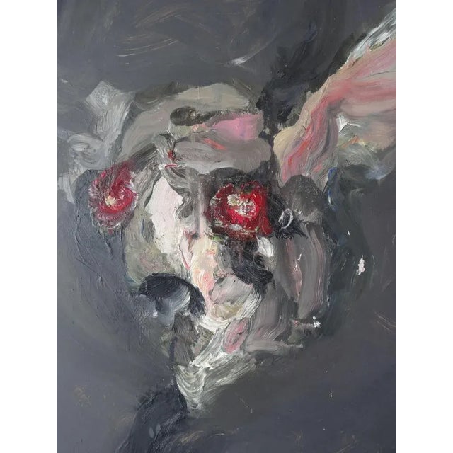 I. 2011-2013. Paper, plastic glass, oil, 90x68cm This piece is attributed to the mentioned designer/maker. It has no...