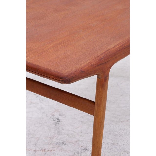 Extendable Dining Table in Teak by Niels Otto Møller for J.L. Møllers For Sale - Image 10 of 18