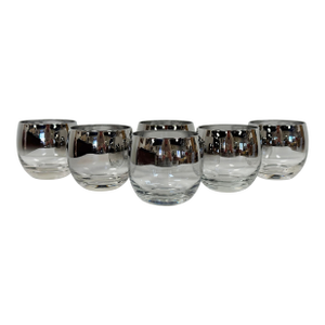 Vintage Dorothy Thorpe Style Roly Poly Glasses, Set of 6