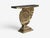 Grosfeld House Attr., Hollywood Regency, Shell Console, Silver Leaf, Usa, 1970s For Sale In New York - Image 6 of 14