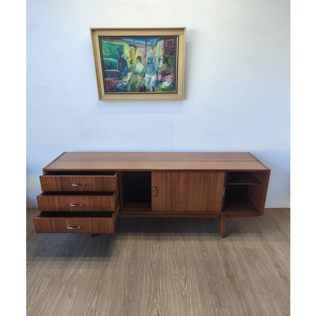 Minimalist Modern Wooden Buffet, 1970s For Sale - Image 12 of 18