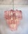 Green Large Three-Tier Murano Glass Tube Chandelier in Pink Albaster, 1990s For Sale - Image 8 of 18