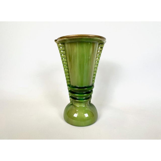 Art Deco Ceramic Vase, 1930s For Sale - Image 3 of 11