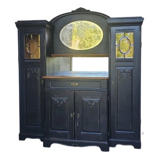 Art Nouveau Style Server Buffet/ Coffee Station/ Bar Station, Circa 1920's For Sale