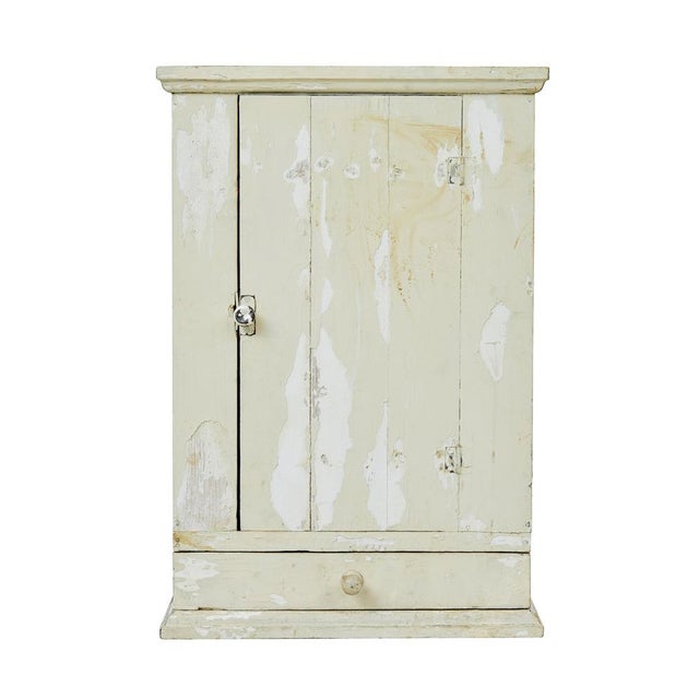 Scandinavian Pine Wall Cupboard, 1890s For Sale - Image 4 of 9