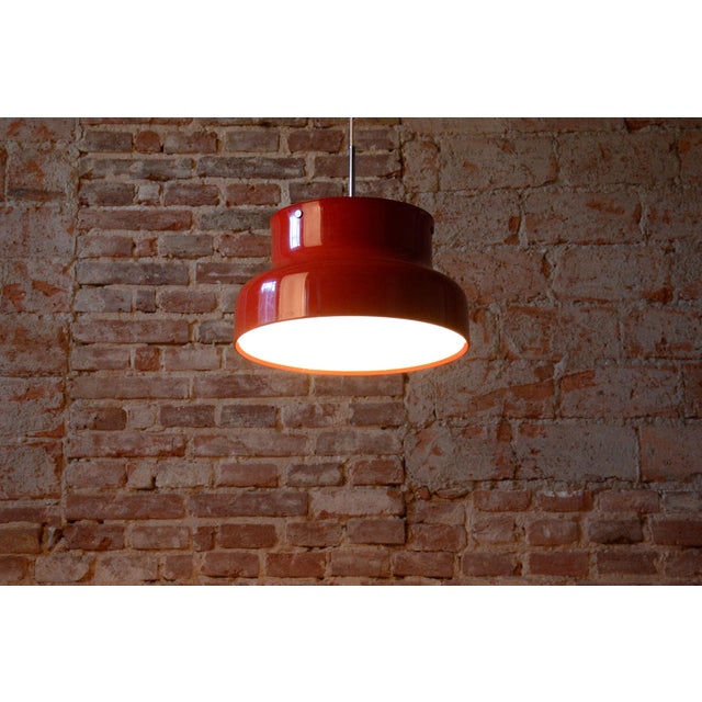 Mid-Century Pendant Light attributed to A. Pehrson for Ateljé Lyktan, Sweden, 1950s For Sale - Image 9 of 13