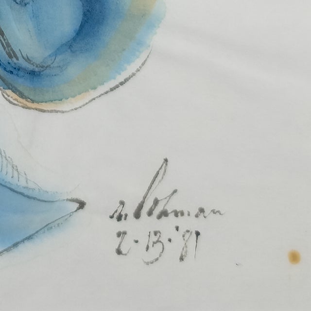 Paint Abstract Musician - Robert Lohman, C. 1981 For Sale - Image 7 of 7
