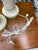 Ornamental & Decorative Materials Vintage Faux Bamboo Plaster Lamps in Ivory & Celadon for Sarasota Lamp Co – Pair For Sale - Image 7 of 12