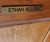 Brown Ethan Allen Massive Hardwood Bookshelf Wall Unit For Sale - Image 8 of 8