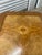 70s Octagonal Burl Wood Café Table . For Sale - Image 4 of 12