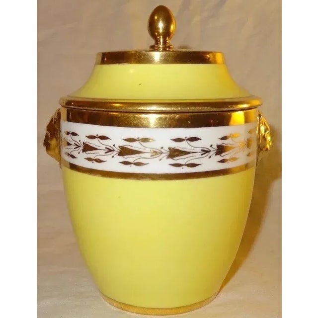 Traditional 1800s French Empire Porcelain Covered Urn For Sale - Image 3 of 11