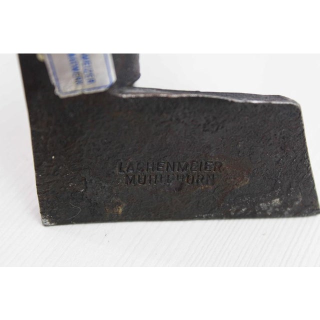 Black Brutalist Iron Candleholder, 1960s For Sale - Image 8 of 11