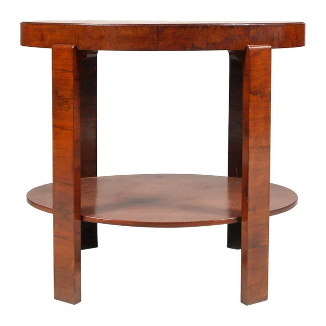 Art Deco Walnut Veneer Coffee Table by Osvaldo Borsani for Atelier Borsani Varedo, 1930s For Sale - Image 3 of 9