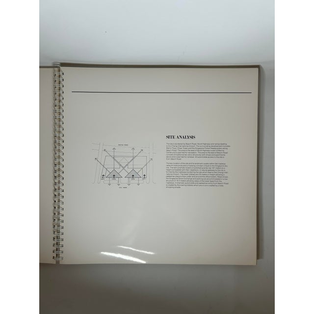 1980s Illustrated Elephant Folio, Skidmore Owings & Merrill, Architects Master Plan Proposal - "Twin Towers", Singapore - 1 Book For Sale In San Francisco - Image 6 of 15