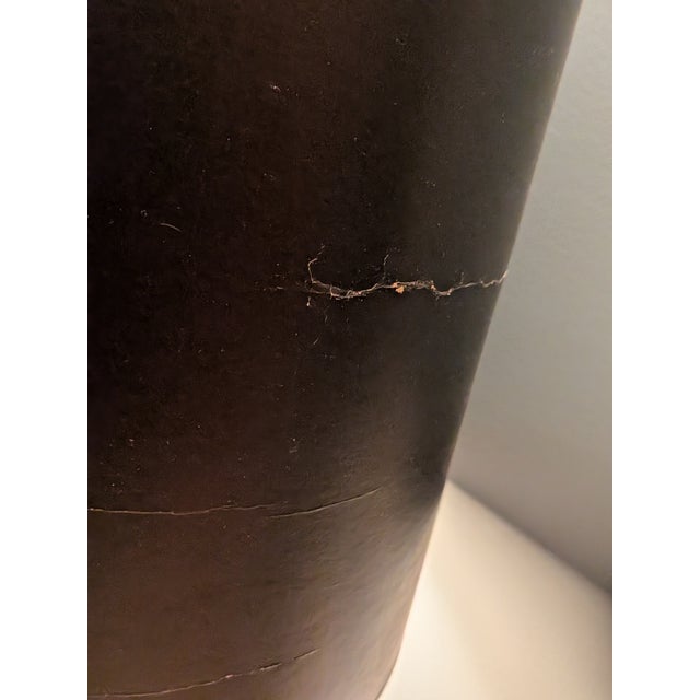 Mid Century Floor Lamp Brass Vase For Sale - Image 9 of 11