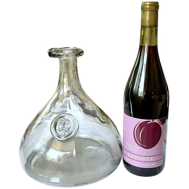 Mid-Century Modern Mid 20th Century Ole Winther for Holmegaard “Viking” Glass Decanter For Sale - Image 3 of 9