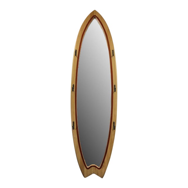 Surfboard Shaped Floor Mirror Chairish