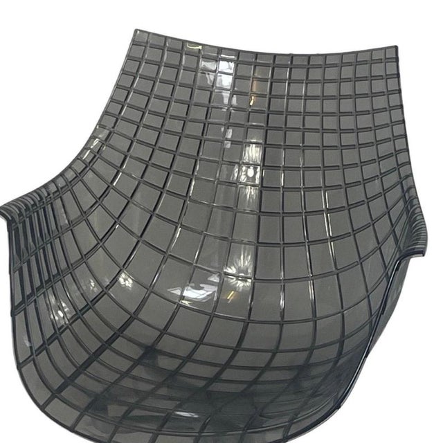 Christophe Pillet Driade Meridiana Hard Plastic Design Chair Desk Chair Adjustable Height Black Base One in Stock! For Sale - Image 5 of 8