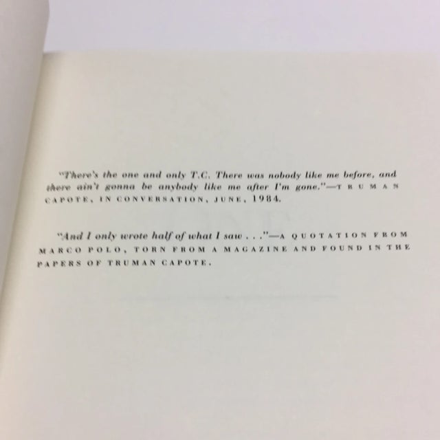 "Capote: A Biography" by Gerald Clarke For Sale In New York - Image 6 of 13