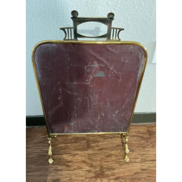 19th Century Mirrored Fire Screen For Sale In Chicago - Image 6 of 9