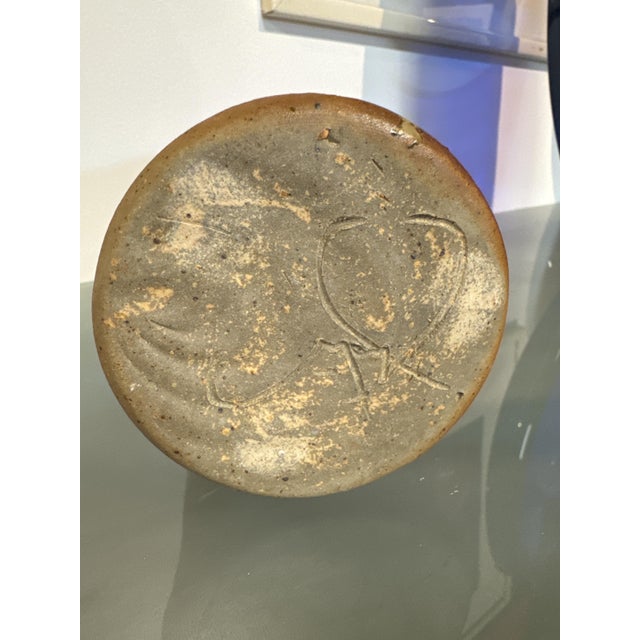 Enameled Stoneware Bottle Vase from Atelier De La Borne For Sale - Image 6 of 6