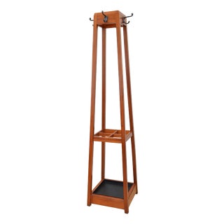 Mid-Century Modern Mahogany Coat Stand from G. W. Evans, England, 1962 For Sale