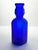 American 1930s Vintage Brookfield “Baby Top, Face” Cobalt Blue Glass Bottle For Sale - Image 3 of 11
