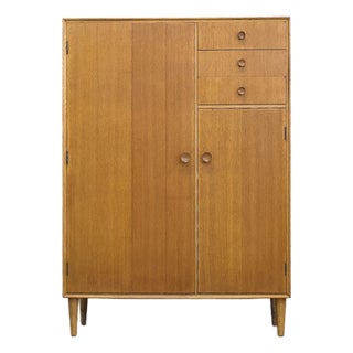 Vintage Oak Compact Wardrobe from Meredew, 1960s For Sale