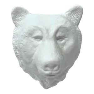 Vintage Bone China Bear Face Hanging Light