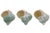 Aqua Green Blue Turbo Shells – Set of 3 For Sale - Image 4 of 5