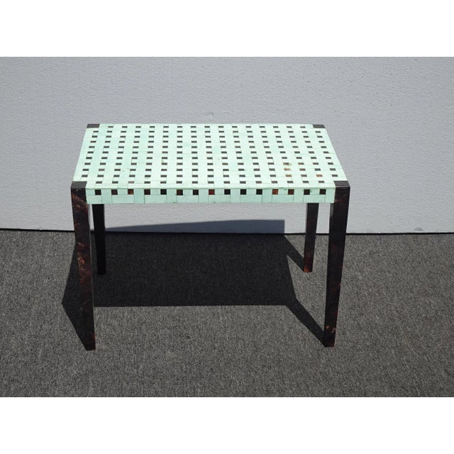 Contemporary Designer Carlo Pessina Stone and Mother of Pearl Coffee Table For Sale - Image 3 of 12