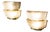 Art Deco Glass Wall Lights attributed to Archimede Seguso, Italy, 1940s, Set of 2 For Sale