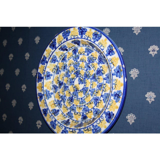 Vintage Hand-Painted Portuguese Ceramic Decorative Wall Plate Add a vibrant touch of Mediterranean tradition to your home...