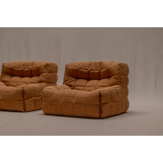 Kashima Easy Chairs by Michel Ducaroy for Ligne Roset, 1973, Set of 2 For Sale - Image 9 of 16