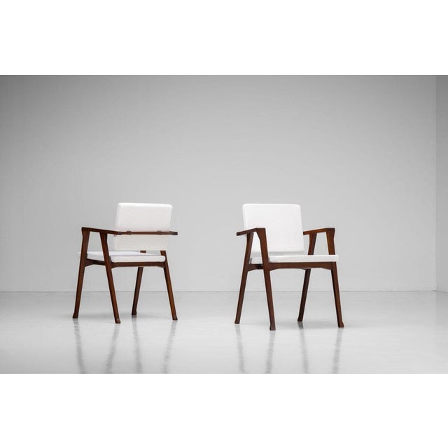 Gold Luisa Armchairs attributed to Franco Albini for Poggi, Italy, 1955, Set of 8 For Sale - Image 8 of 18