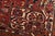 Heriz Rug 8’5” X 10’9” Red Wool Vintage Traditional Hand-Knotted Oriental Carpet For Sale - Image 4 of 15