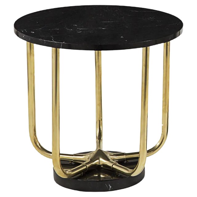 Small Timeless Up Side Down Table from Brass Brothers For Sale