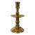 Antique 18th Century Georgian Brass Candlestick Holder For Sale