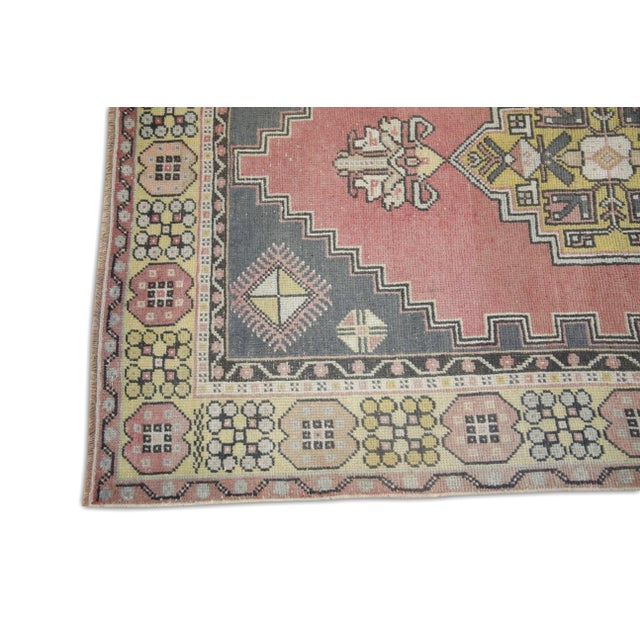Vintage Turkish Rug 3'9" x 7'4" For Sale - Image 4 of 7
