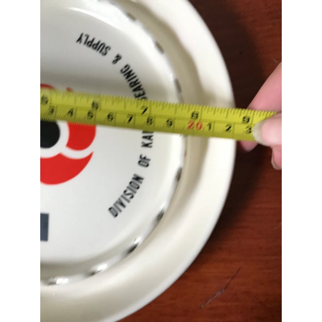 Mid 20th Century Vintage Ceramic Fluid Power (Kaman Bearing & Supply) Advertising Ashtray For Sale - Image 5 of 7