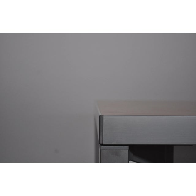 Bagutta Table and Chairs in Aluminum by Opera Design for Ycami, 1980s, Set of 13 For Sale - Image 4 of 14