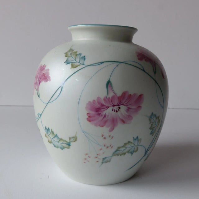 Hand Painted Porcelain Vase by M.S. for Rosenthal Germany