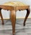 Vintage French Louis Style Oak Ottoman For Sale - Image 3 of 10