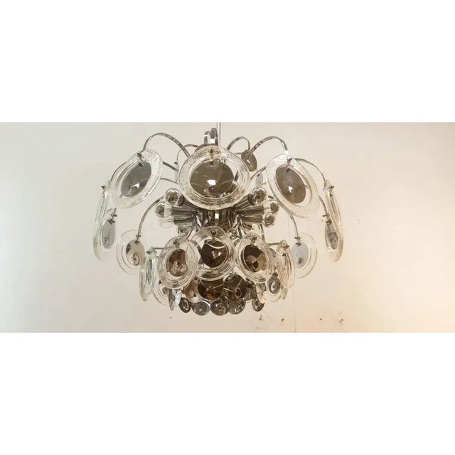 Metal 12 Lights Chandelier from Sciolari For Sale - Image 7 of 13